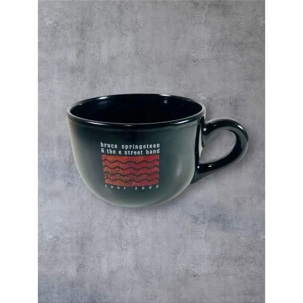 Bruce Springsteen & The E Street Band Souvenir Coffee Mug from 2000 Tour RARE